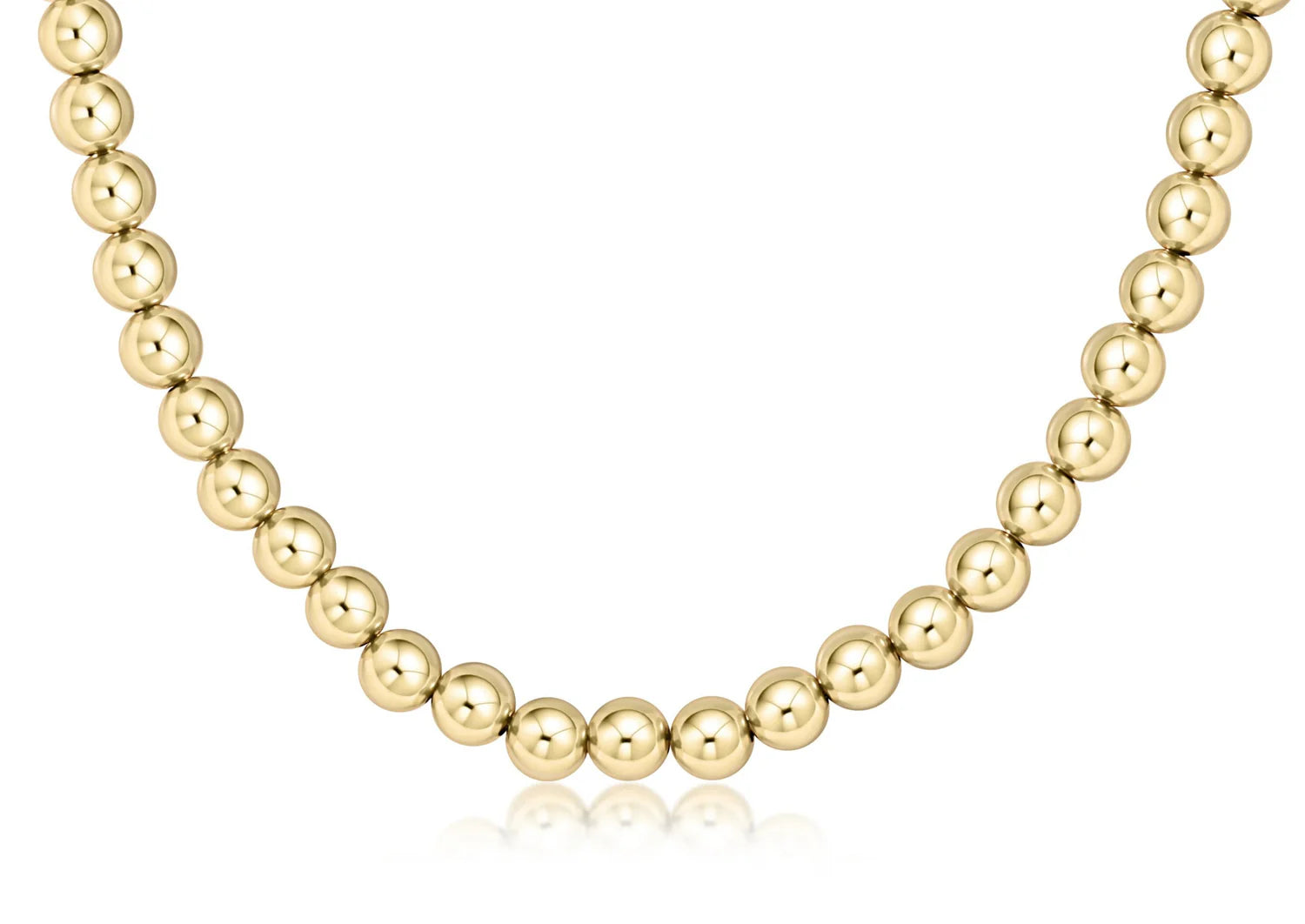 Gold Beaded 7mm Choker 15"