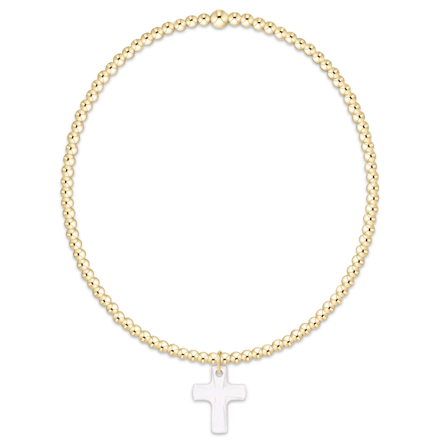 Classic Gold 2mm- Blessed Crystal Charm