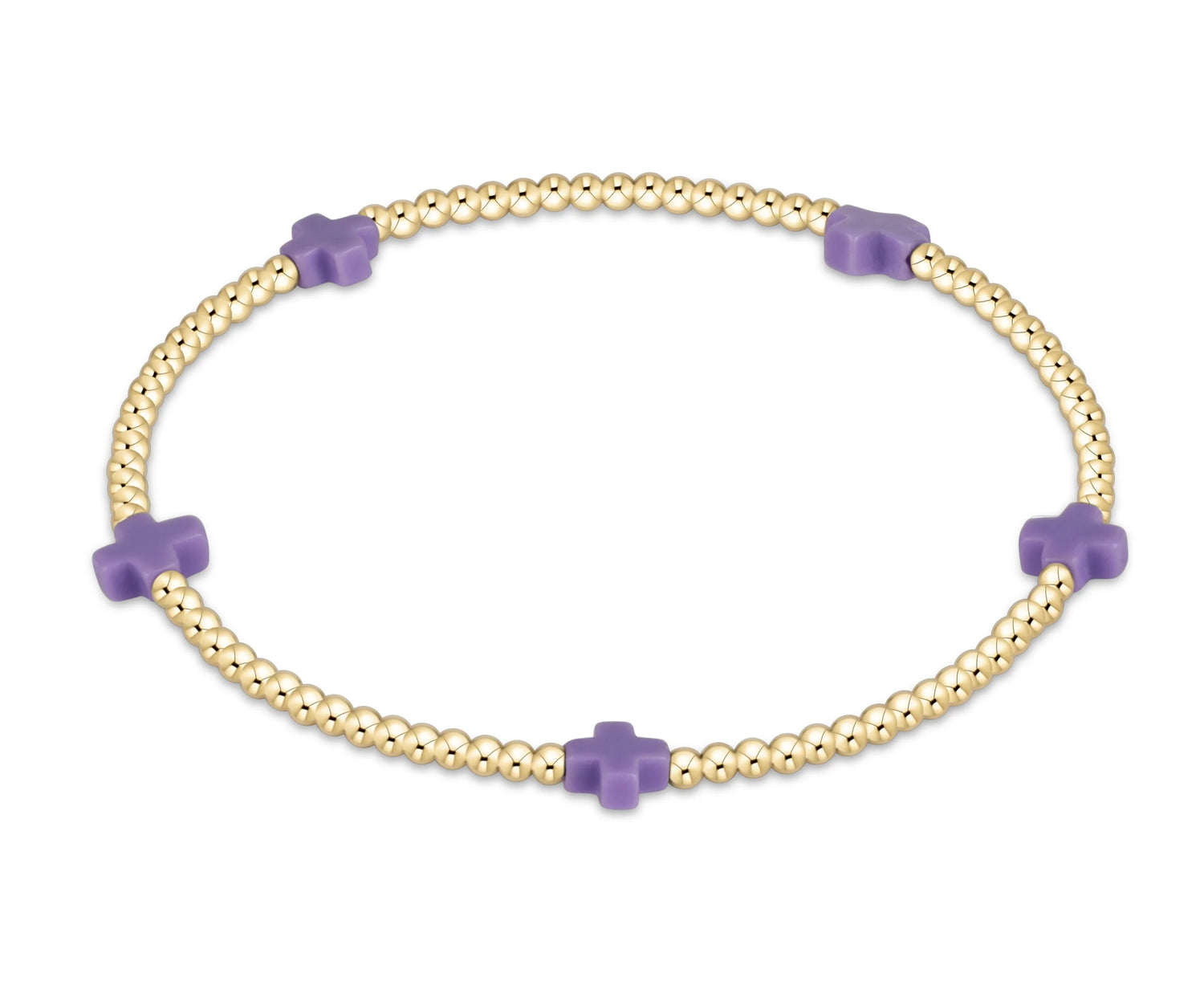 egirl Signature Cross Pattern 2mm- Purple