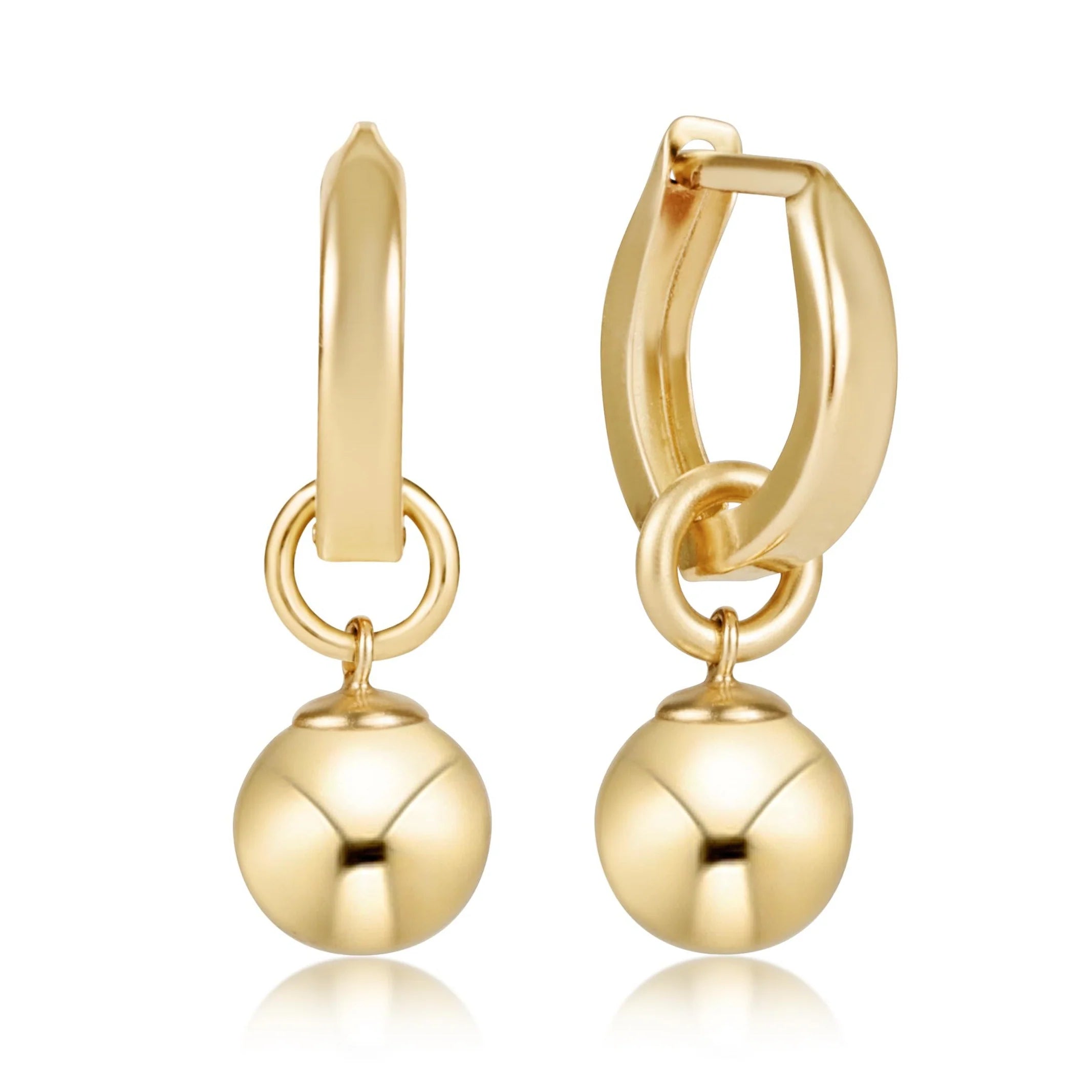 Huggie Gold .5" Hoop- 8mm Gold