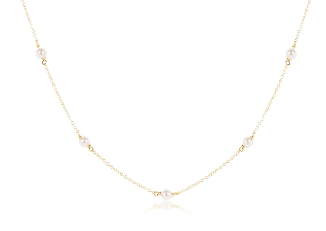 Simplicity Chain Pearl 15"