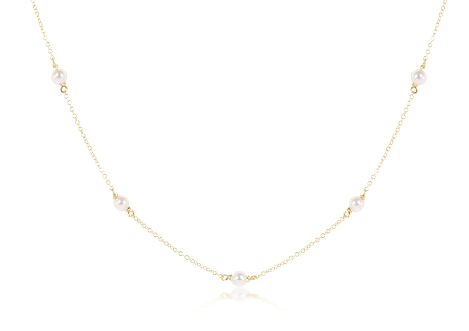 Simplicity Chain Pearl 15"
