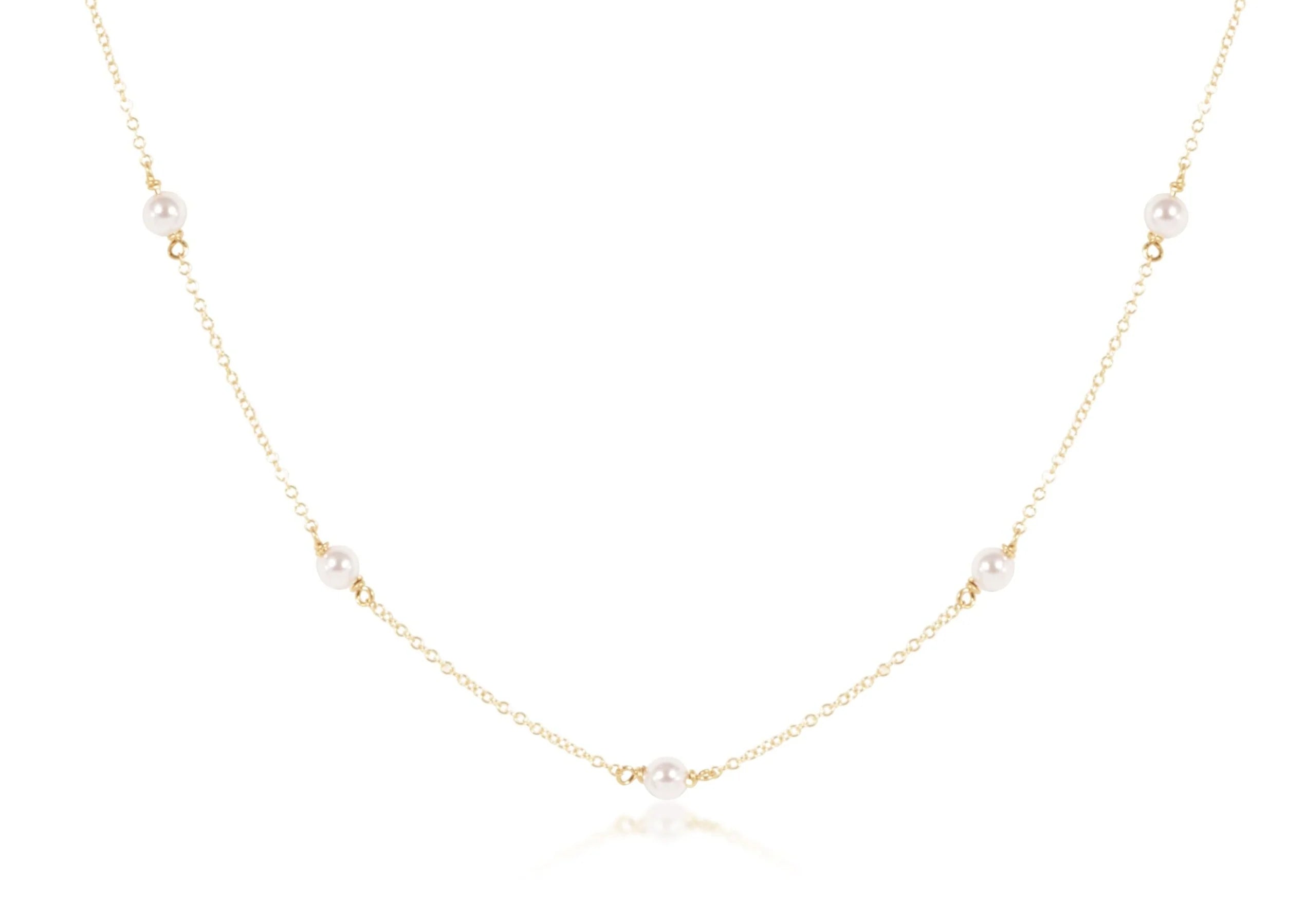 Simplicity Chain Pearl 15"