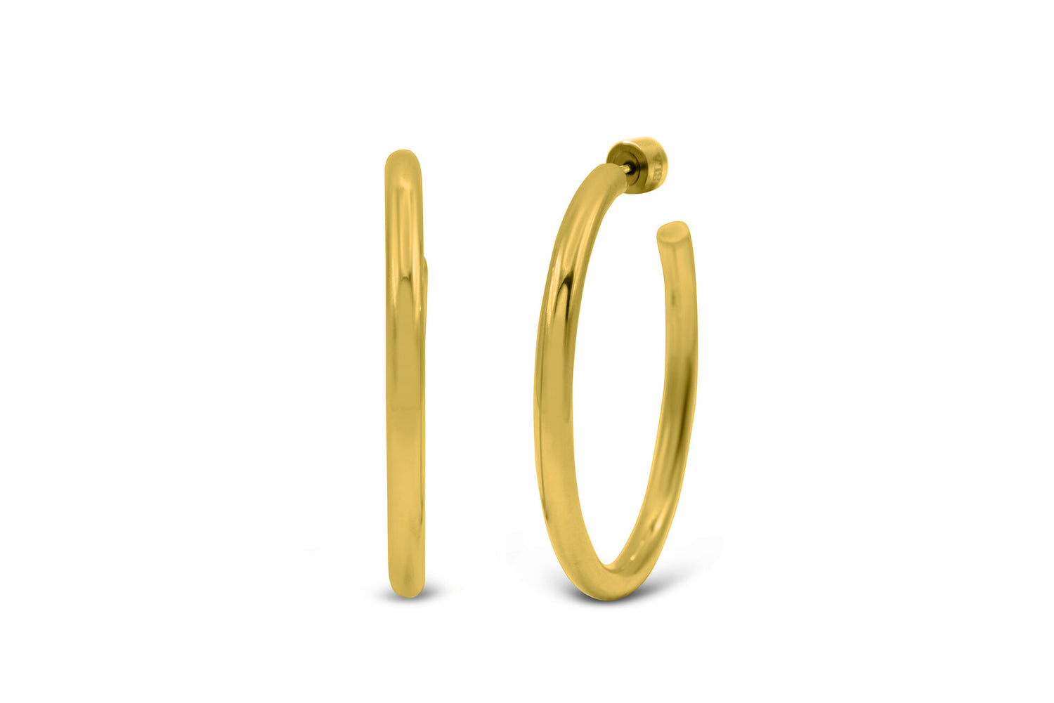 Weightless Hoop Earrings - 50mm