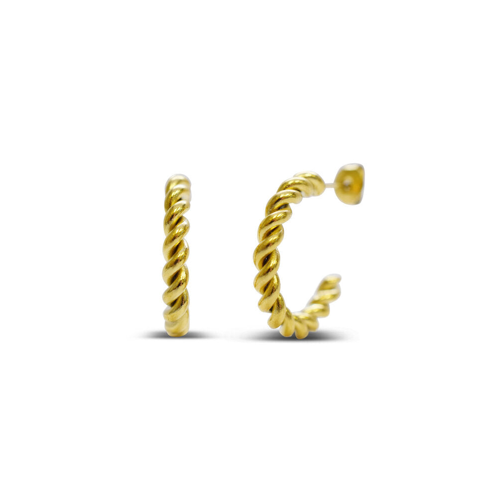 Totally Twisted Hoop Earring