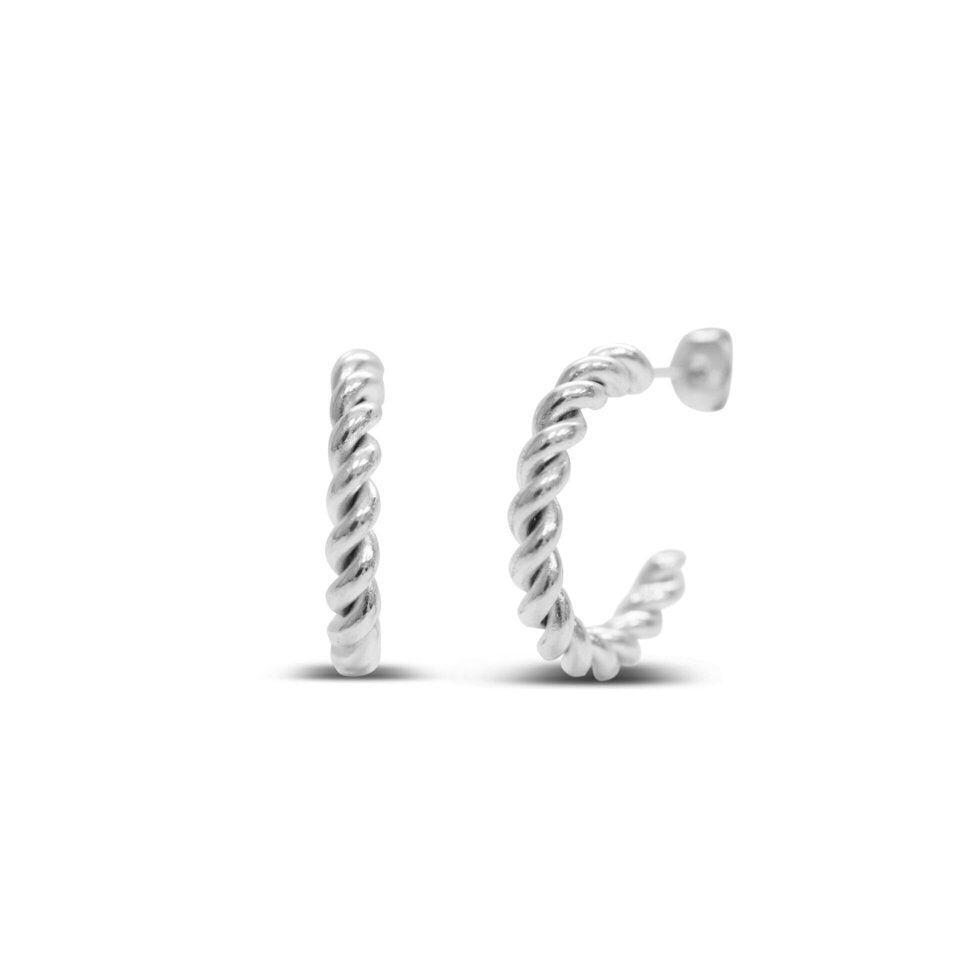 Total Twisted Hoop Earring