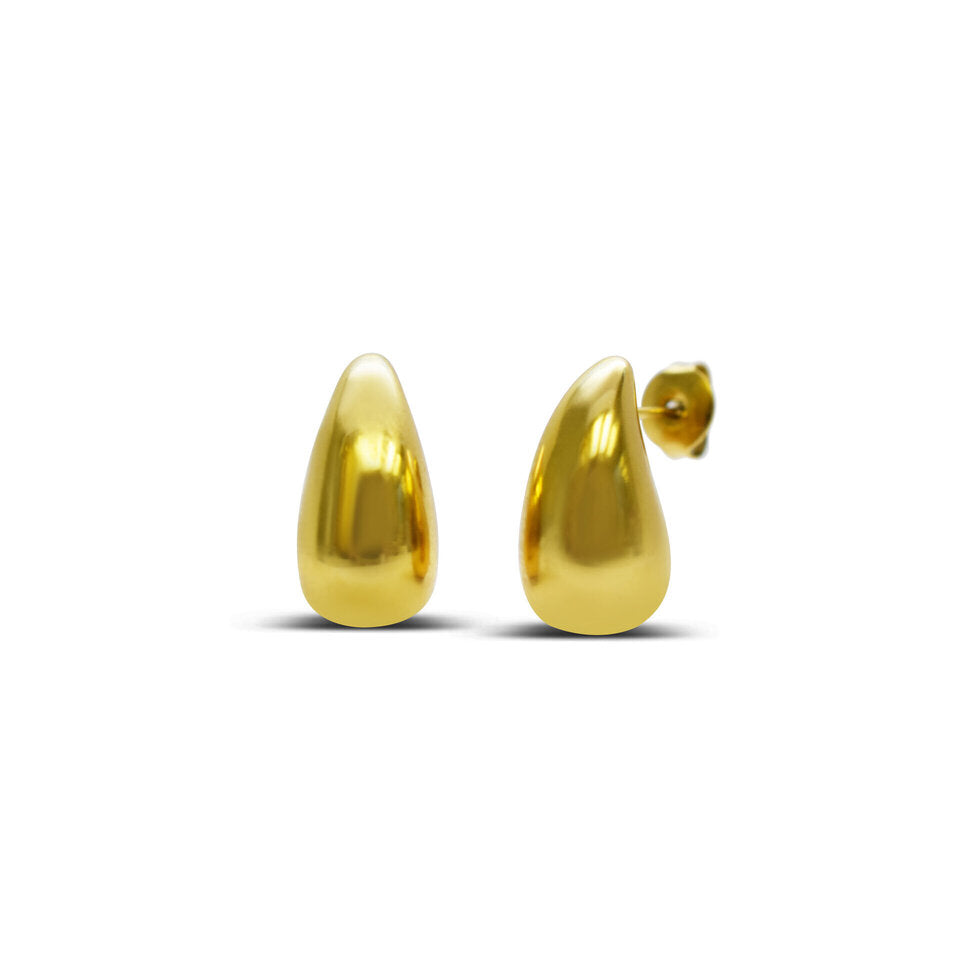 Water Droplet Stud Earring