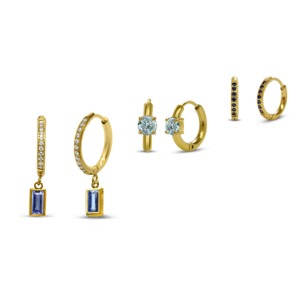 Hoop Hoop Hooray - Anacapri (Bella Blues) - PVD Gold