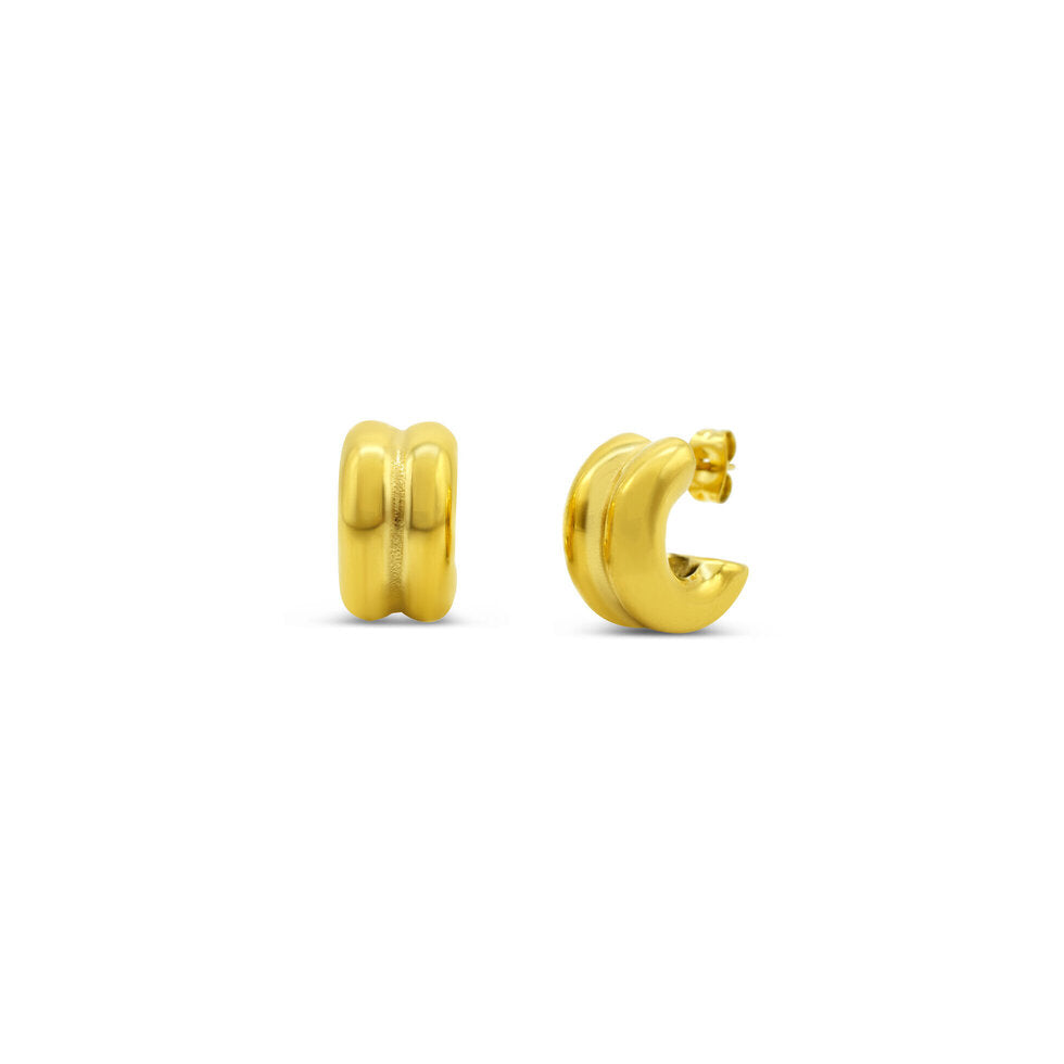 Roni Hoop Earring - PVD Gold