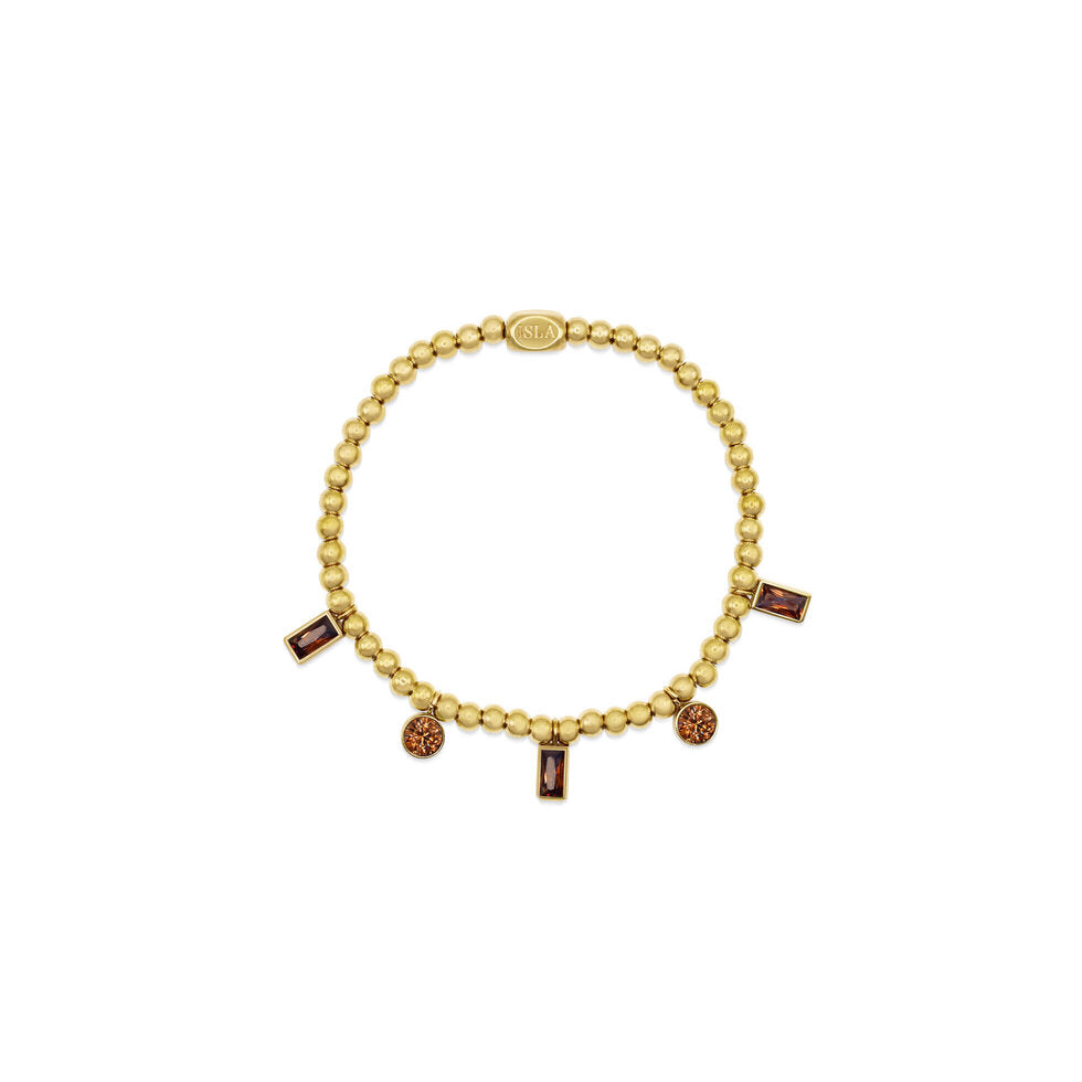 Anacapri - Mocha Mousse - Stretch Bracelet