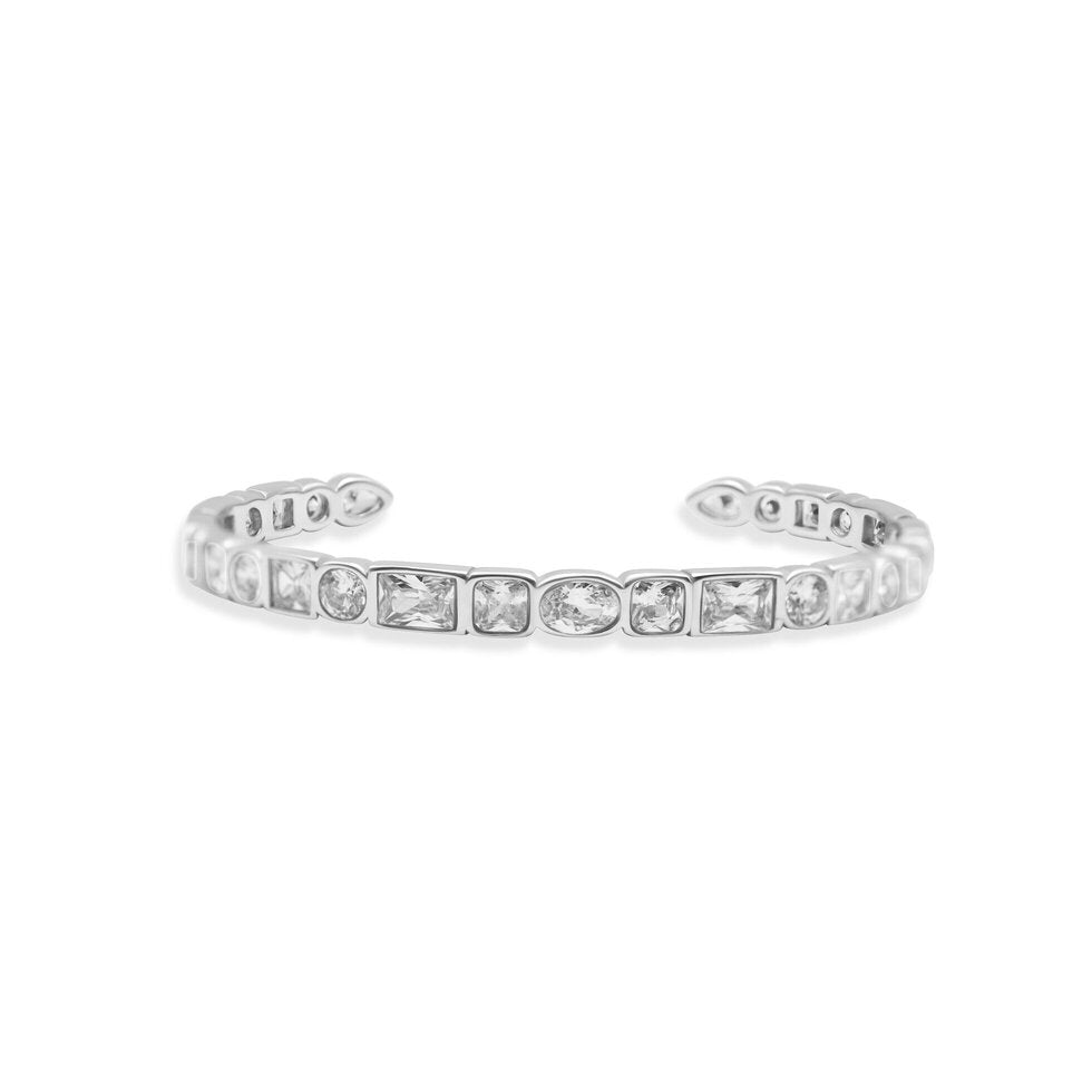 Crystal Cove Cuff - Silver