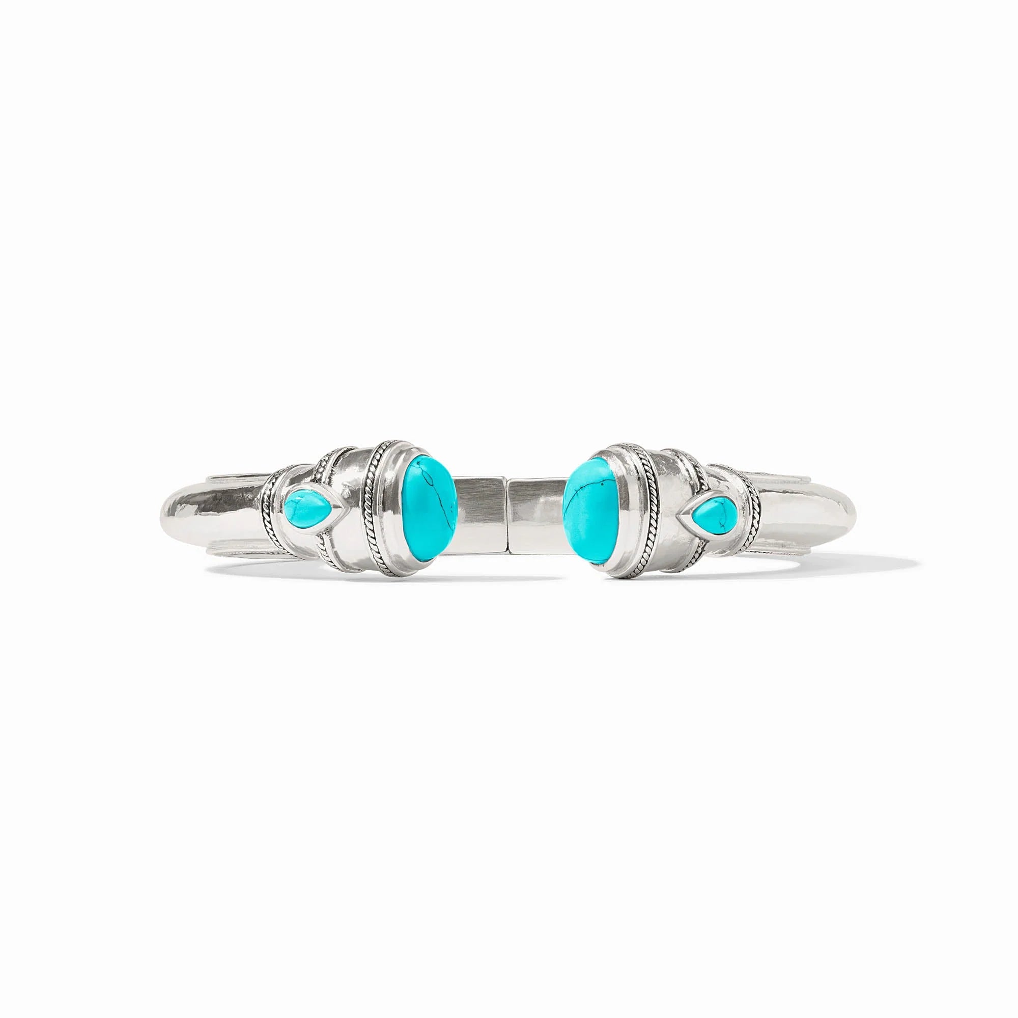 Cannes Demi Cuff- Silver- Turquoise