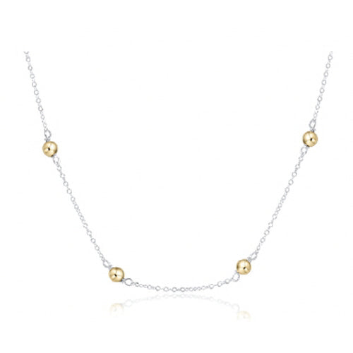 Choker 17&quot; Sterling and Mixed Metal Collection