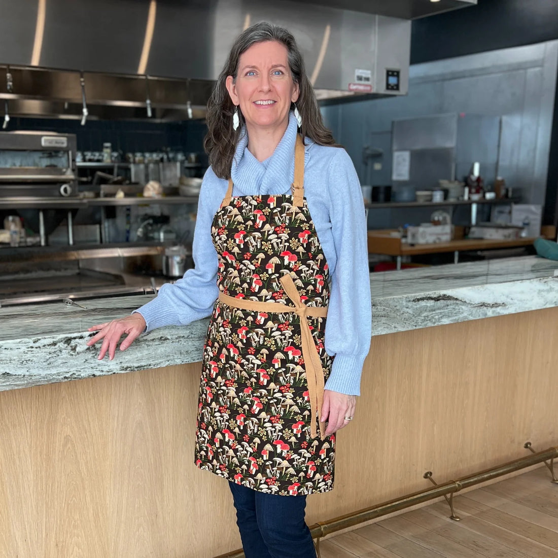 Mushroom Field Apron