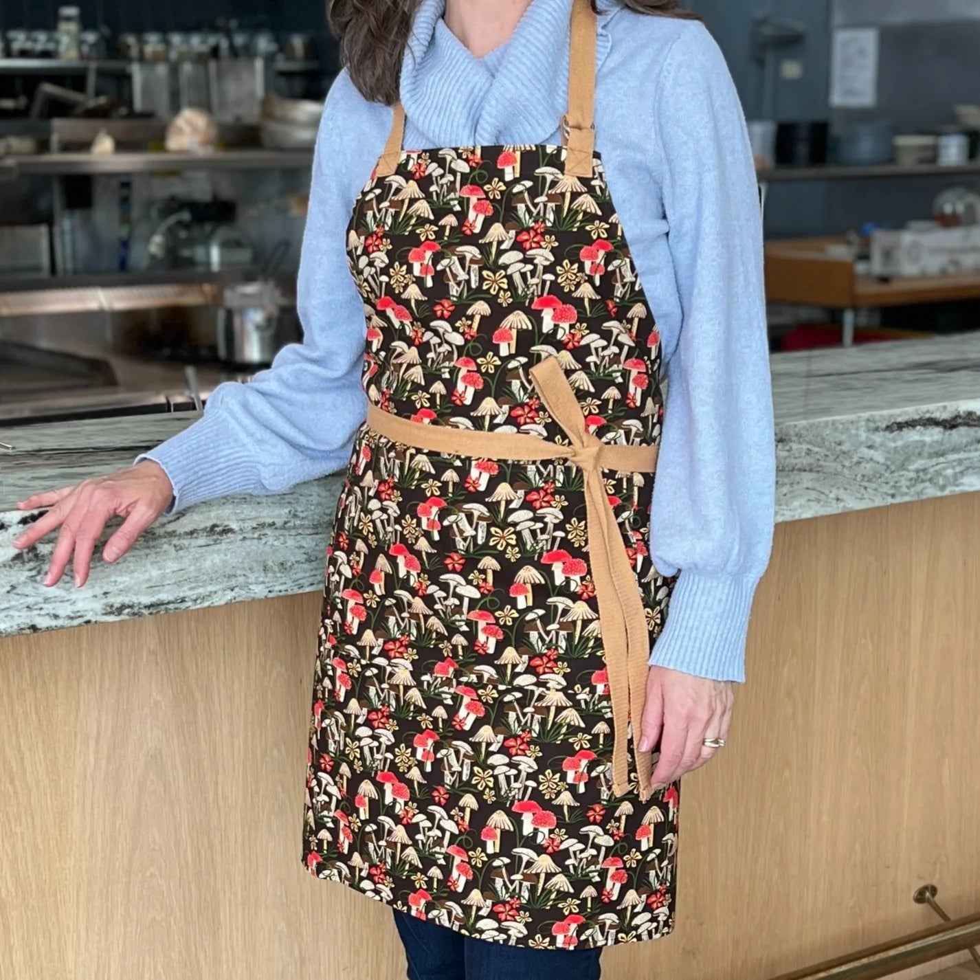Mushroom Field Apron
