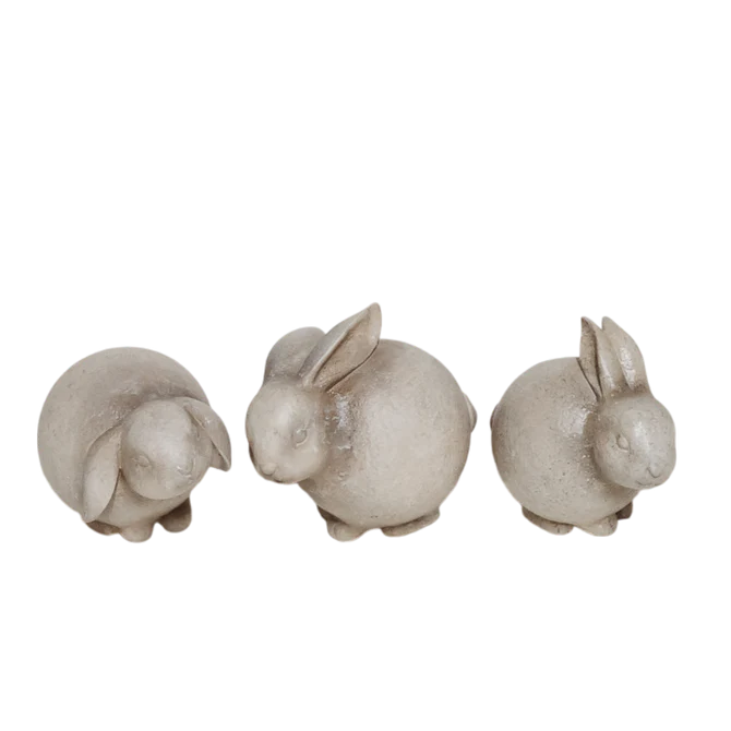 Poly Resin Rabbits