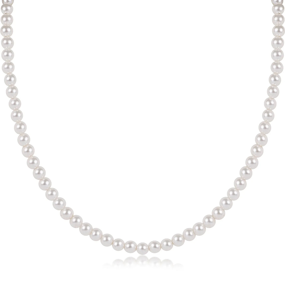 Pearl Beaded 4mm Choker 15"