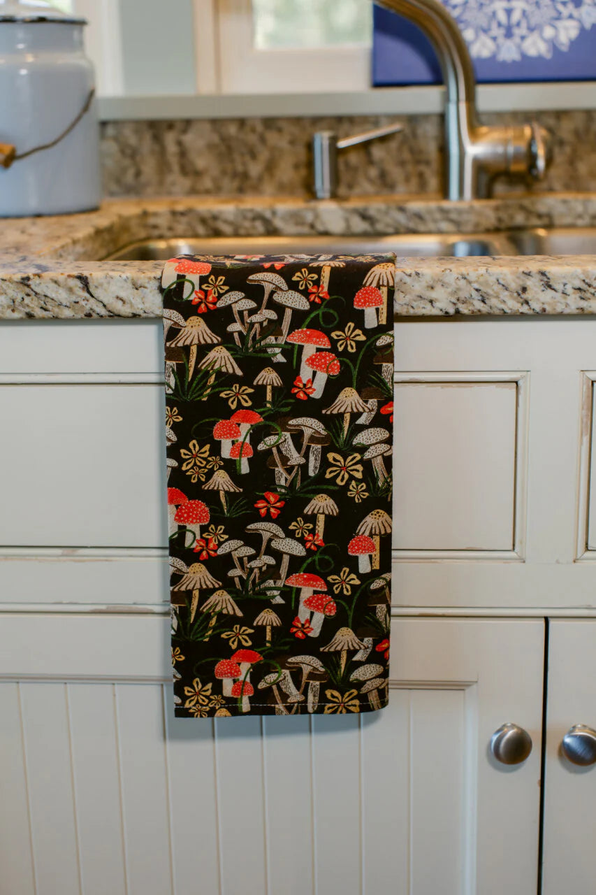 Mushroom Field Kitchen Towel