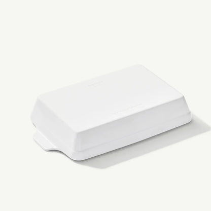 Rectangular Baking Dish-Red Rim
