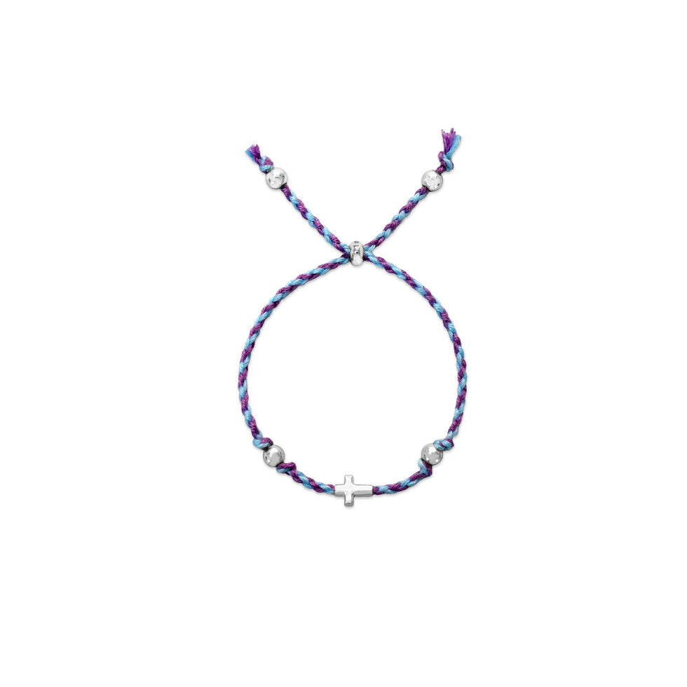 Stia Girl - "So Blessed" - Cross Cord Bracelet