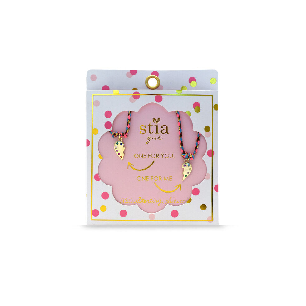 Stia Girl - "Half my Heart" Corded Necklace Set