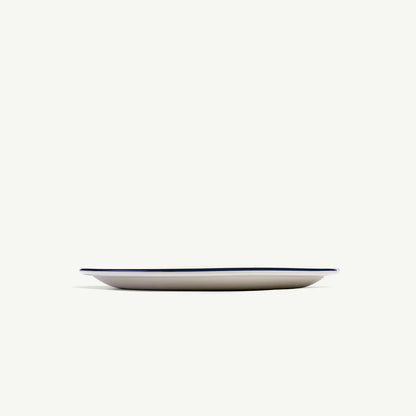 Salad Plate Set of 4-Navy Rim