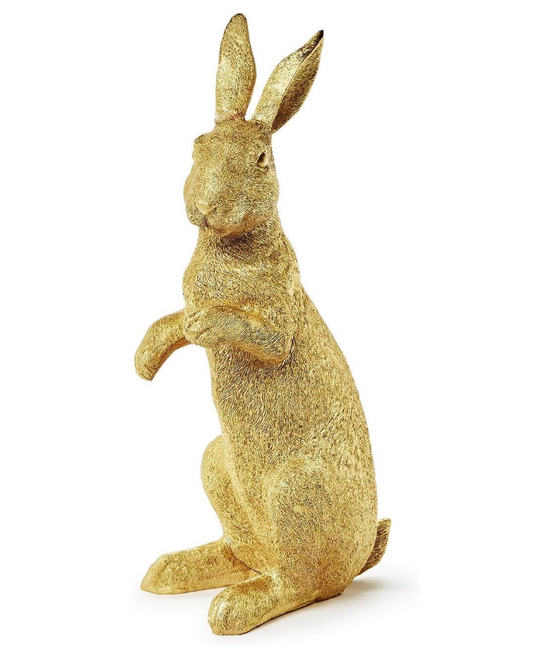 Golden Bunny Decor