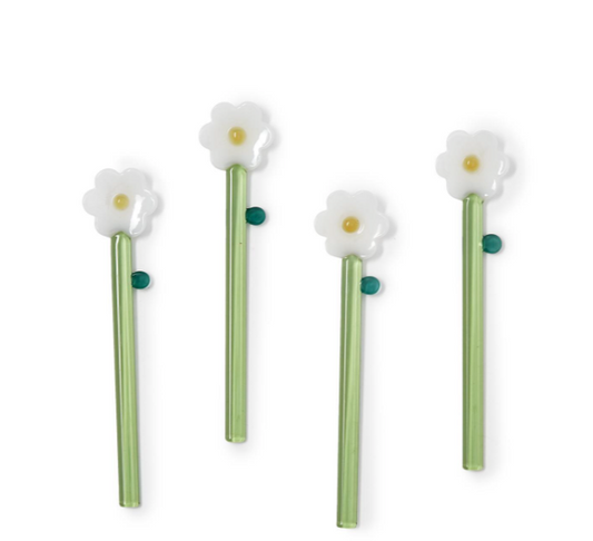 Daisy Flower Stirrer Set