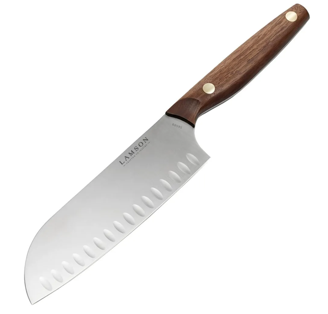 Lamson Walnut Vintage 7&quot; Santoku Knife