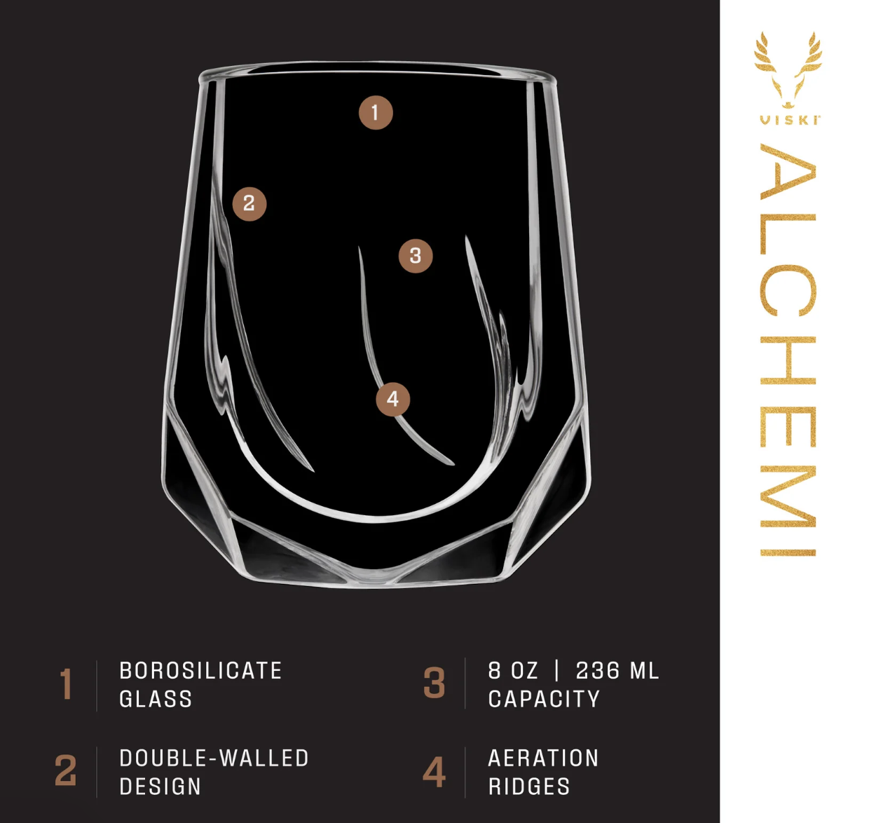 Alchemi Aerating Wine Tasting Glass