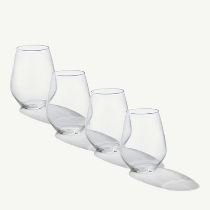 Stemless Wine Glasses- Set of 4