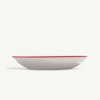 10&quot; Entree Bowl- Set of 4- Red Rim