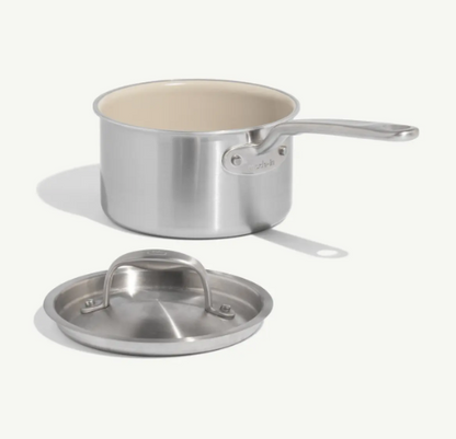 CeramiClad 2QT Saucepan-Sand