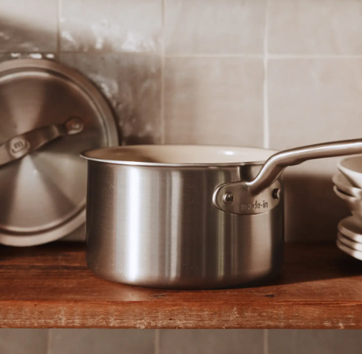 CeramiClad 2QT Saucepan-Sand