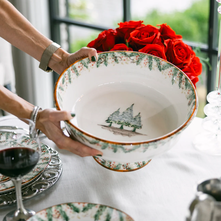 Natale Footed Serving Bowl