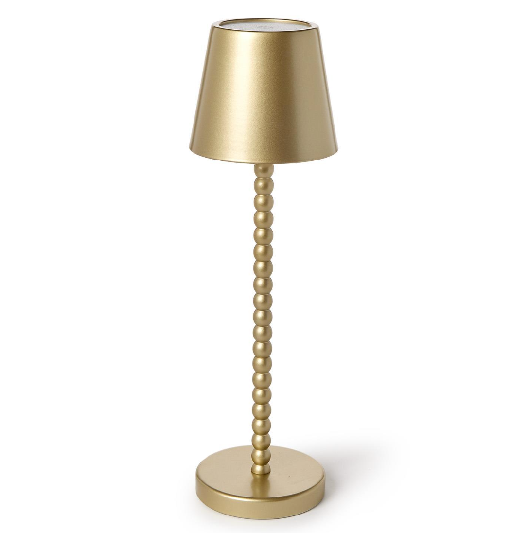 Gold Beaded Table Lamp