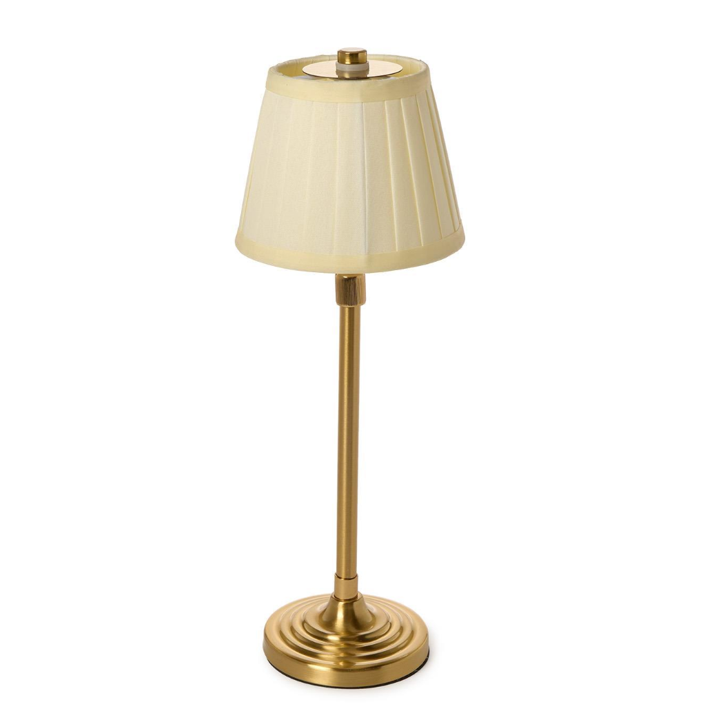 Cordless Lamp w/ Fabric Shade