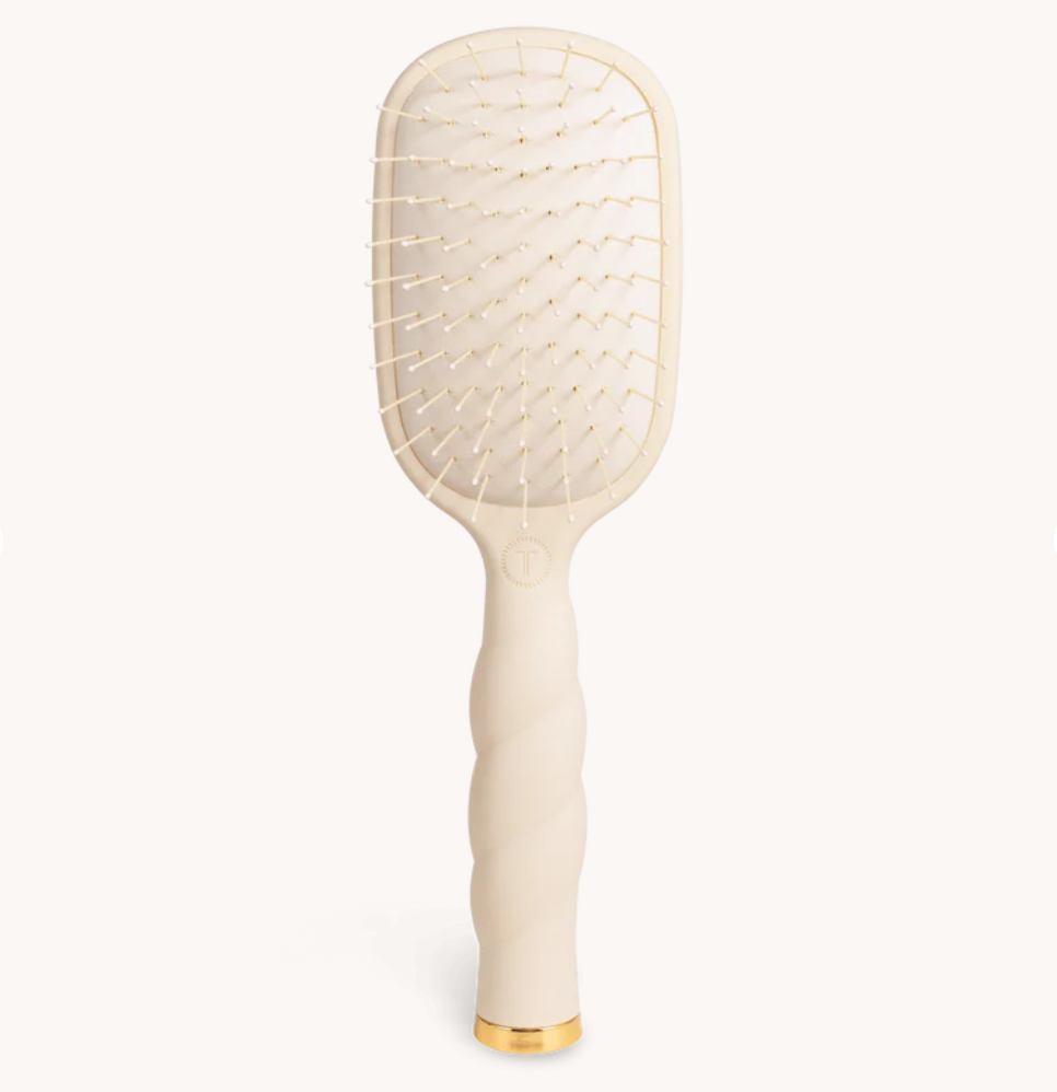 TELETIES- Detangler Hair Brush for Fine Hair – Tan
