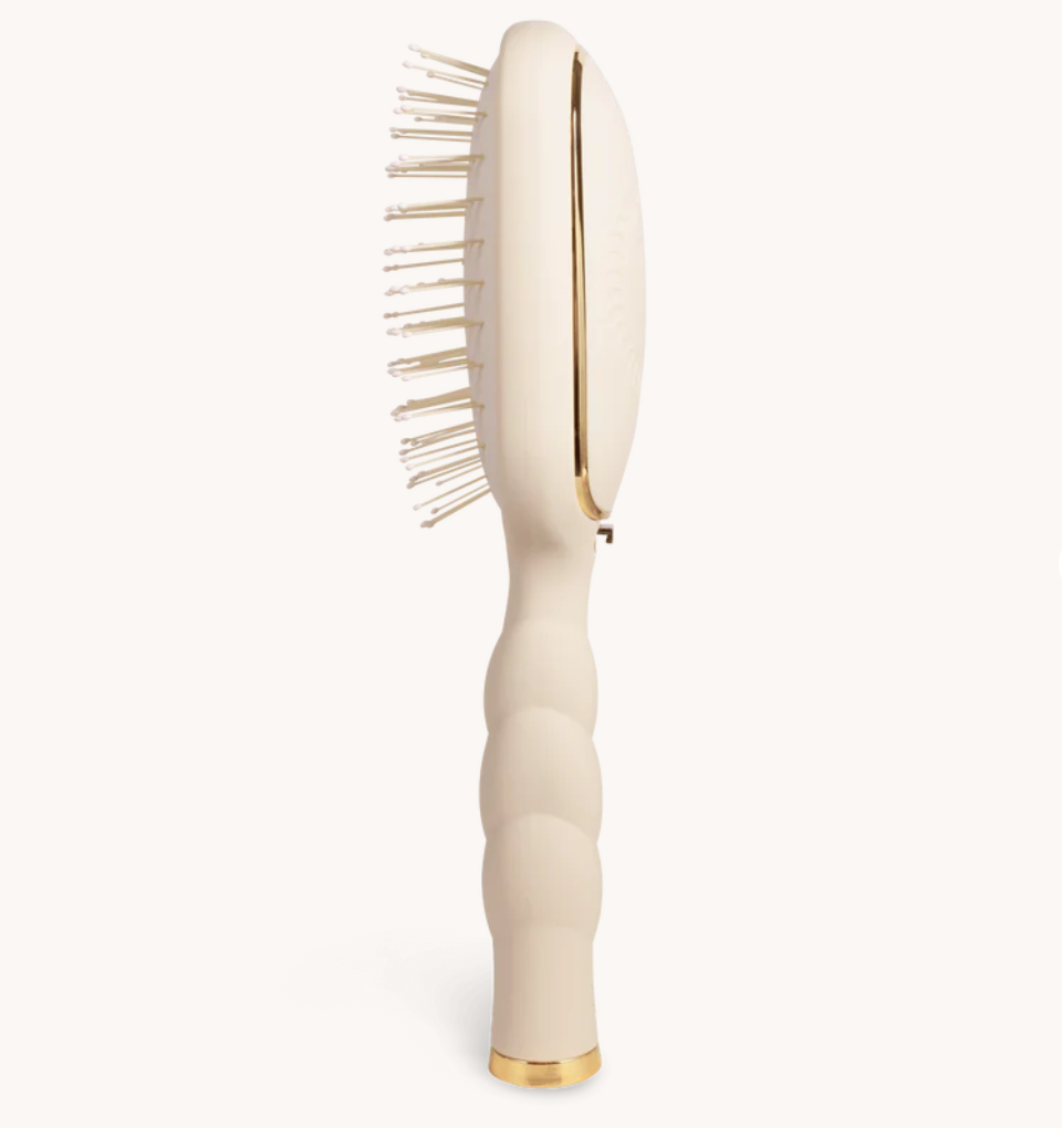 TELETIES- Detangler Hair Brush for Fine Hair – Tan
