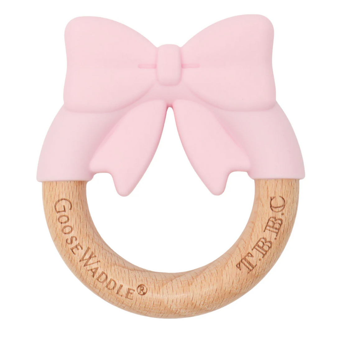 The Beaufort Bonnet Company- Pink Bow Teether