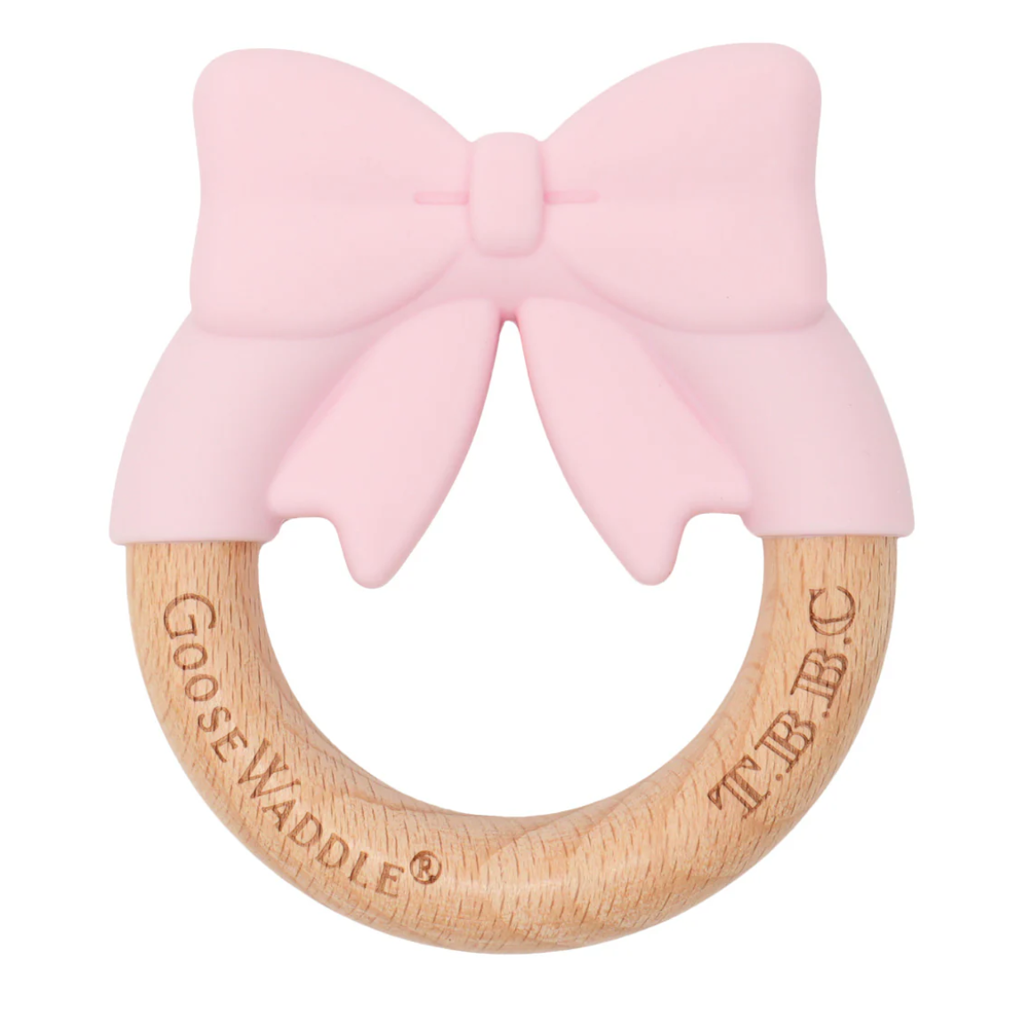 The Beaufort Bonnet Company- Pink Bow Teether