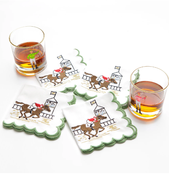 At the Finish Cocktail Napkin Set
