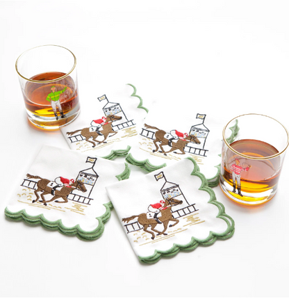At the Finish Cocktail Napkin Set