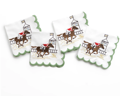 At the Finish Cocktail Napkin Set