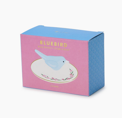 Blue Bird Ring Holder