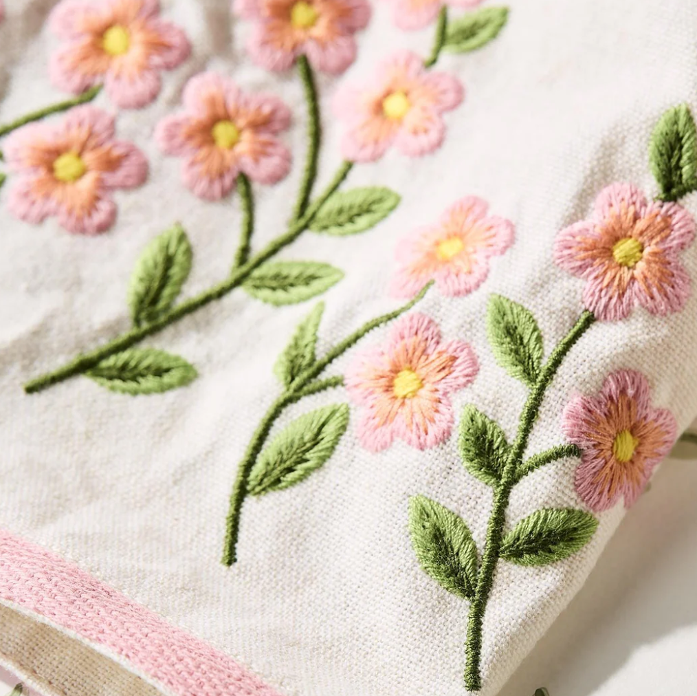 Embroidered Dish Towel