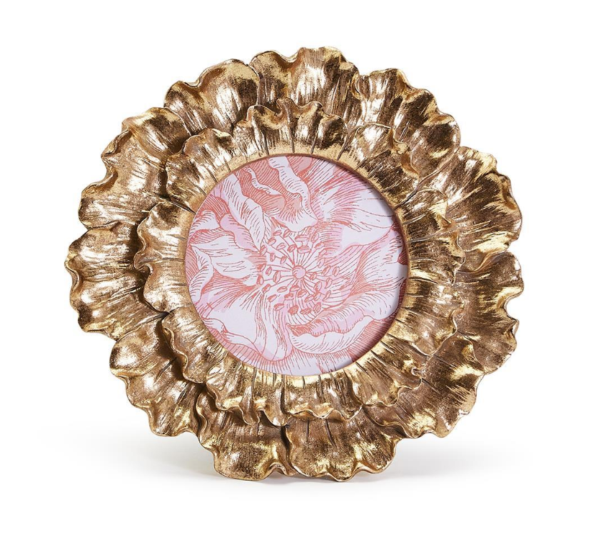 Golden Flower Frame