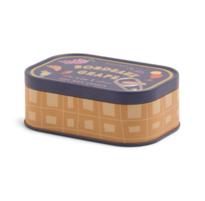 Bordeaux Grape Bistro Tin