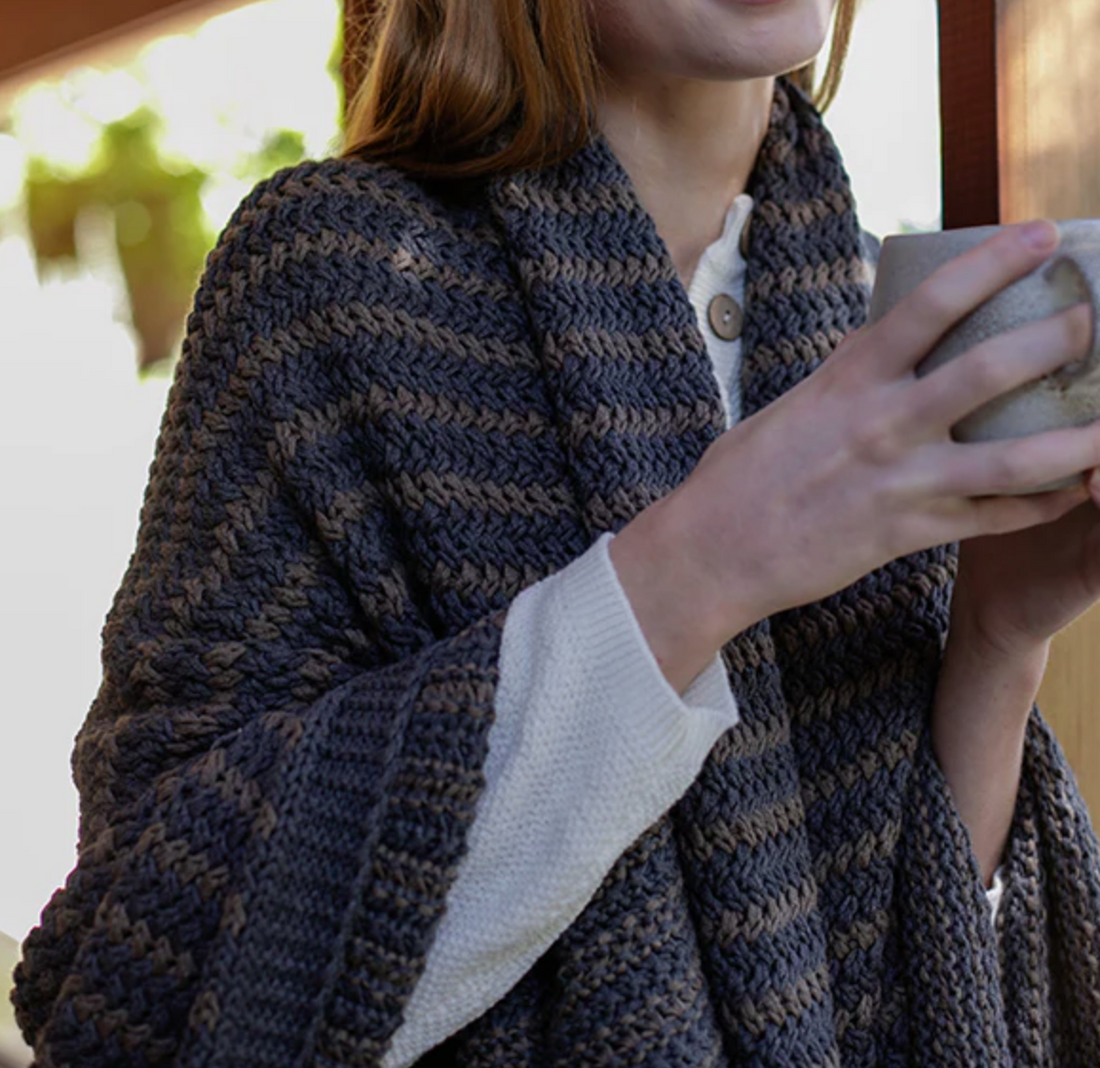 Tara Organic Cotton Knit Throw Blanket