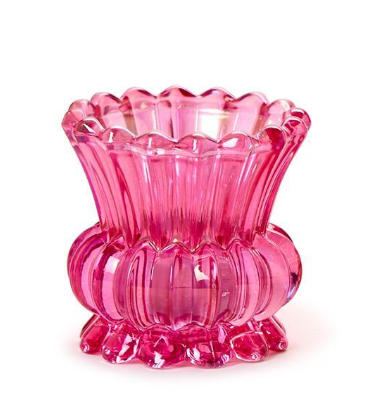 Iridescent Tealight / Bud Flower Vase